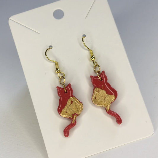 Boucles d'oreilles Chat