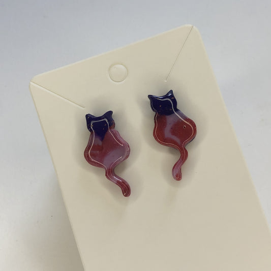 Boucles d'oreilles Chat