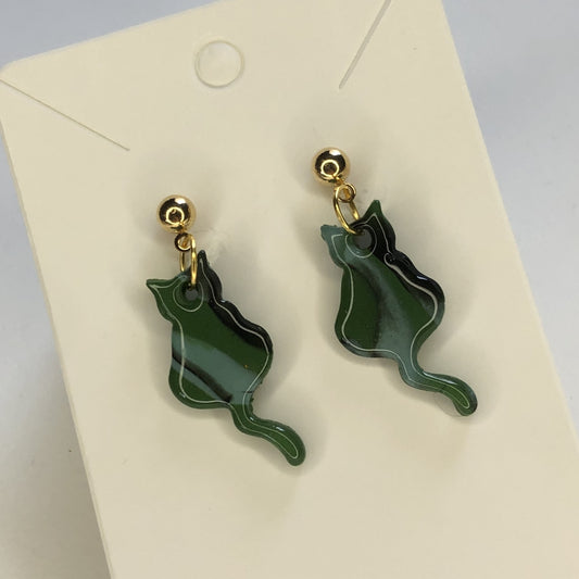 Boucles d'oreilles Chat