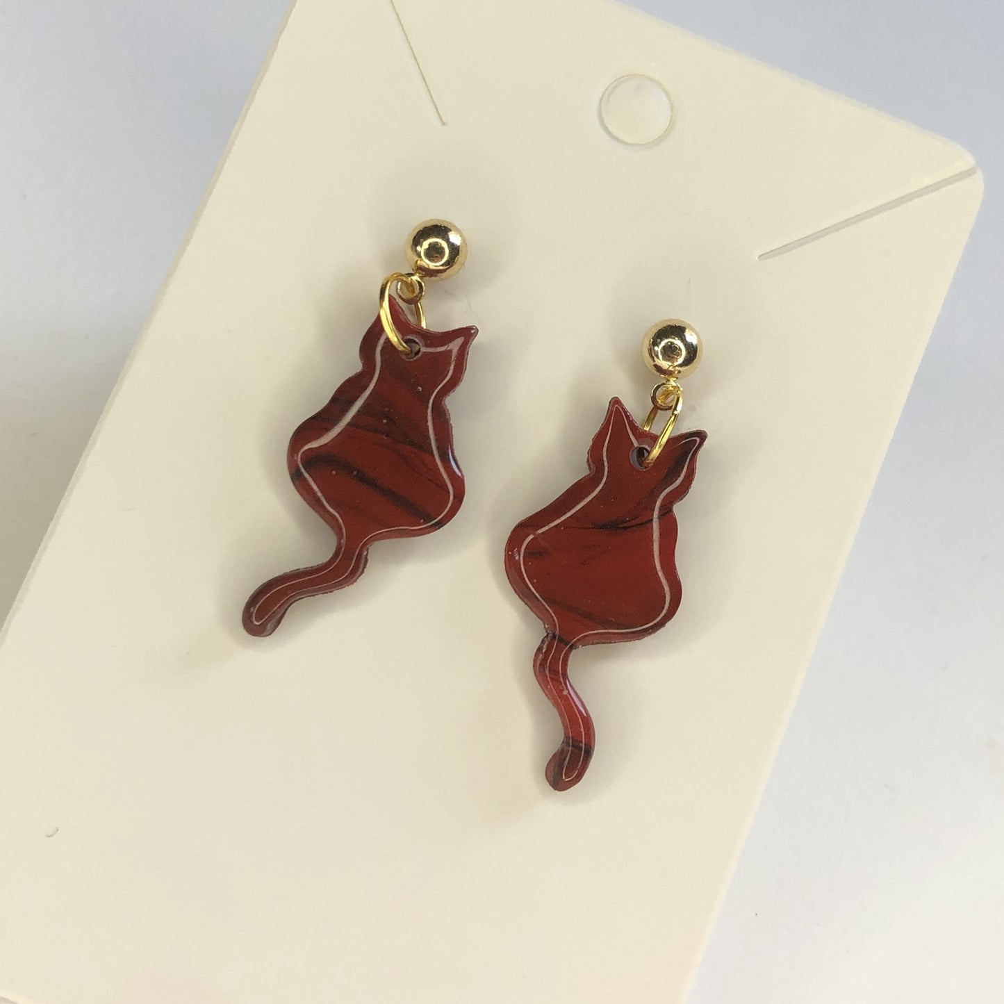 Boucles d'oreilles Chat