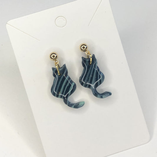 Boucles d'oreilles Chat