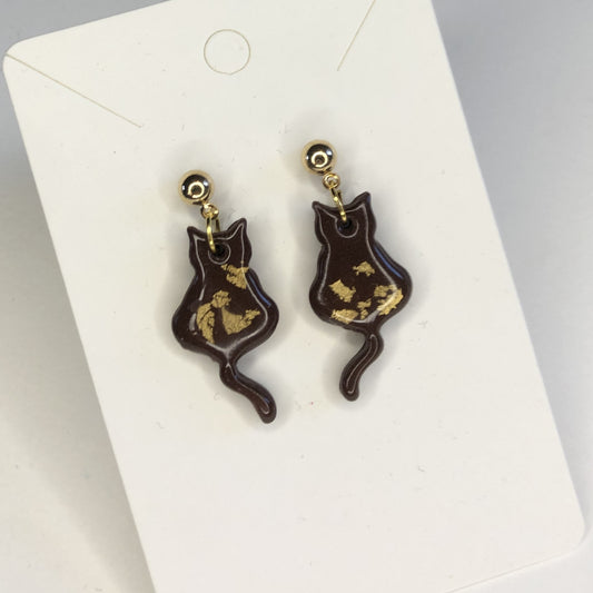 Boucles d'oreilles Chat