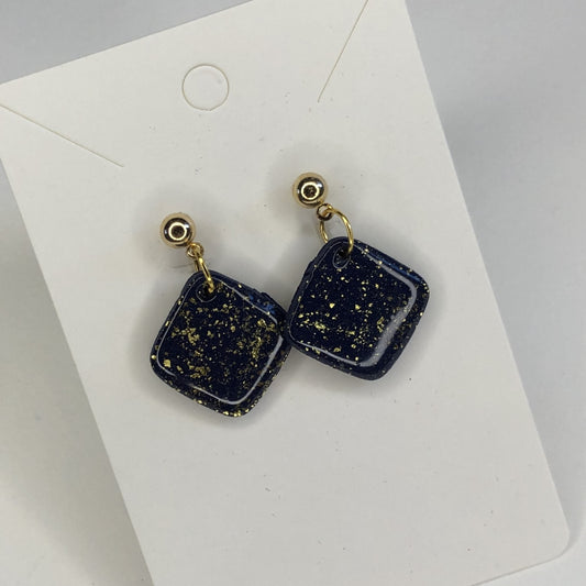Boucles d'oreilles Carrées