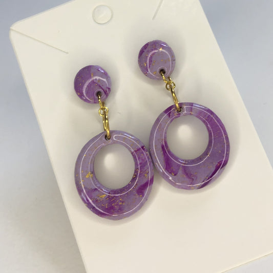 Boucles d'oreilles Rondes