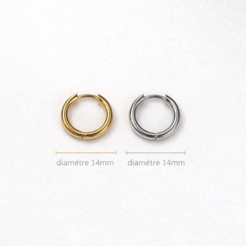 Boucles d'Oreilles Créoles Pampilles Small Fleurs - Blanc Nacré