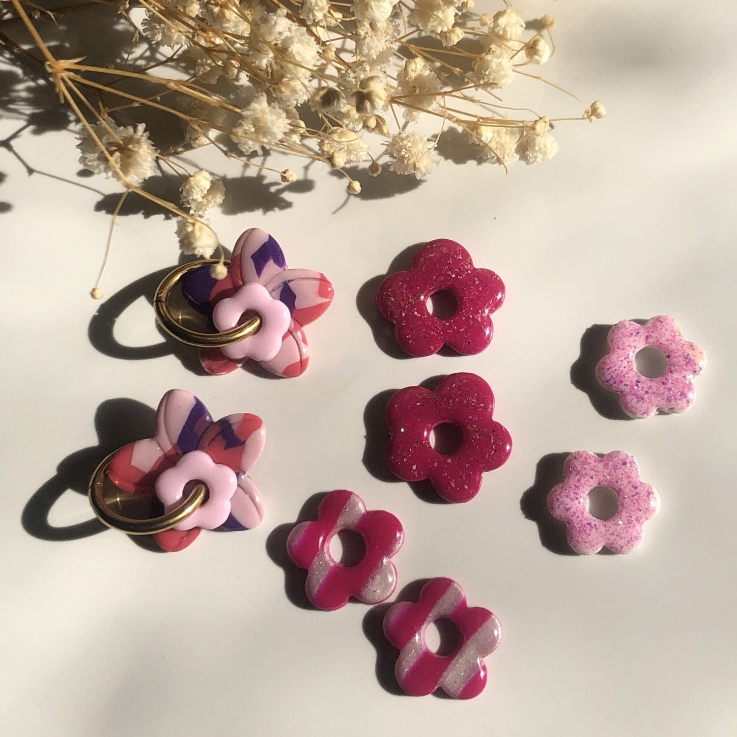 Pampilles Fleurs Interchangeables pour Créoles