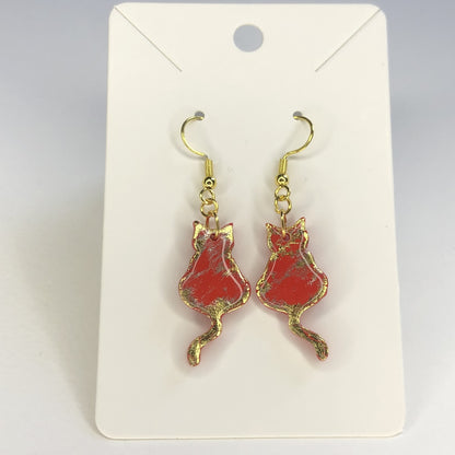 Boucles d'oreilles Chat