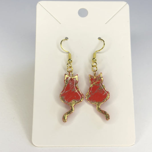 Boucles d'oreilles Chat