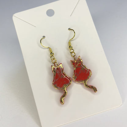 Boucles d'oreilles Chat