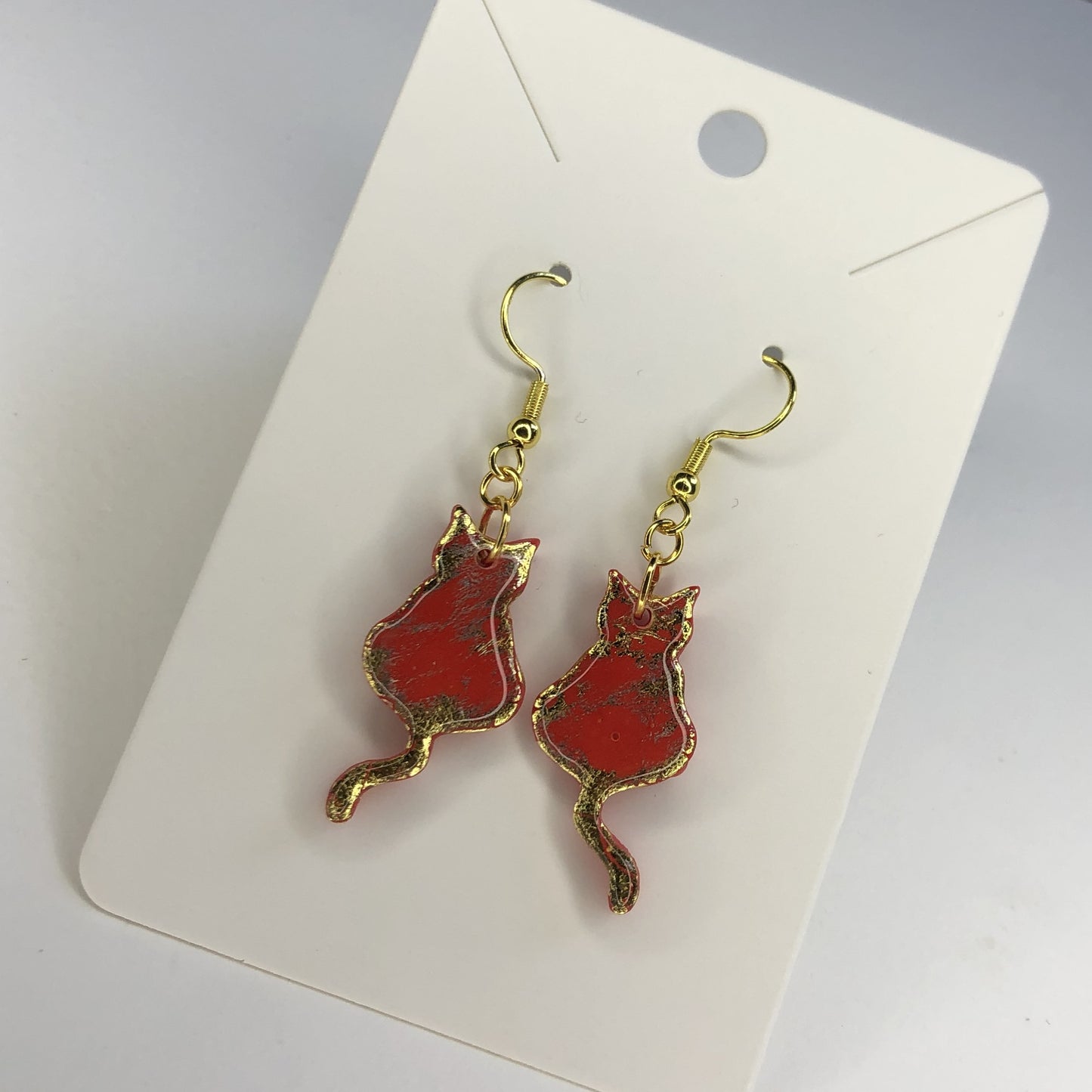 Boucles d'oreilles Chat