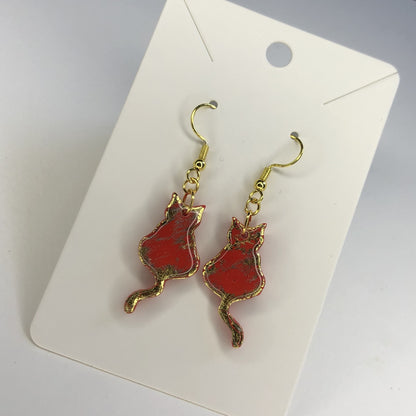 Boucles d'oreilles Chat