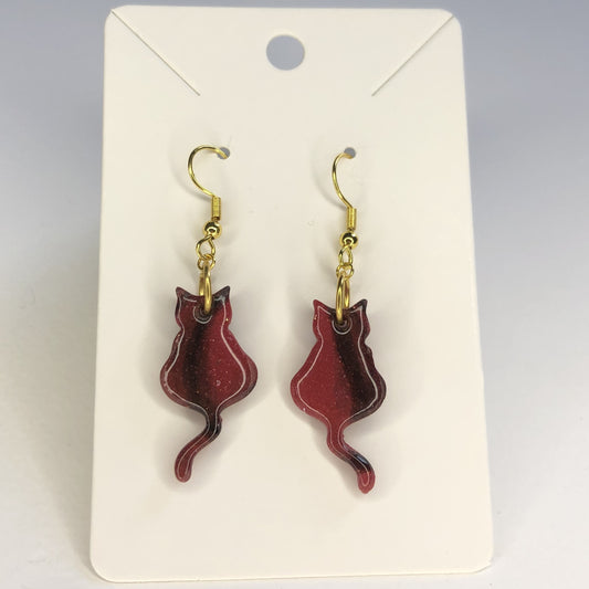 Boucles d'oreilles Chat