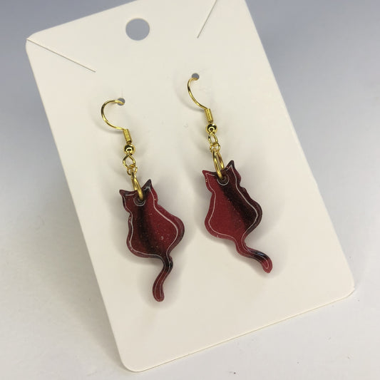 Boucles d'oreilles Chat