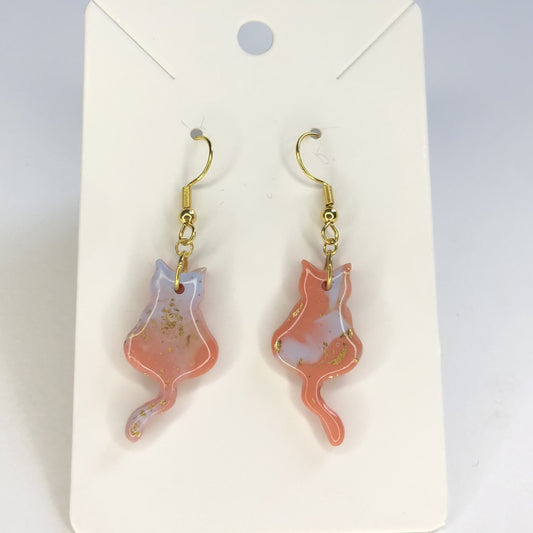 Boucles d'oreilles Chat