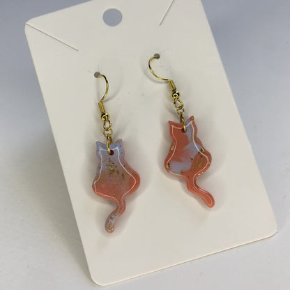 Boucles d'oreilles Chat
