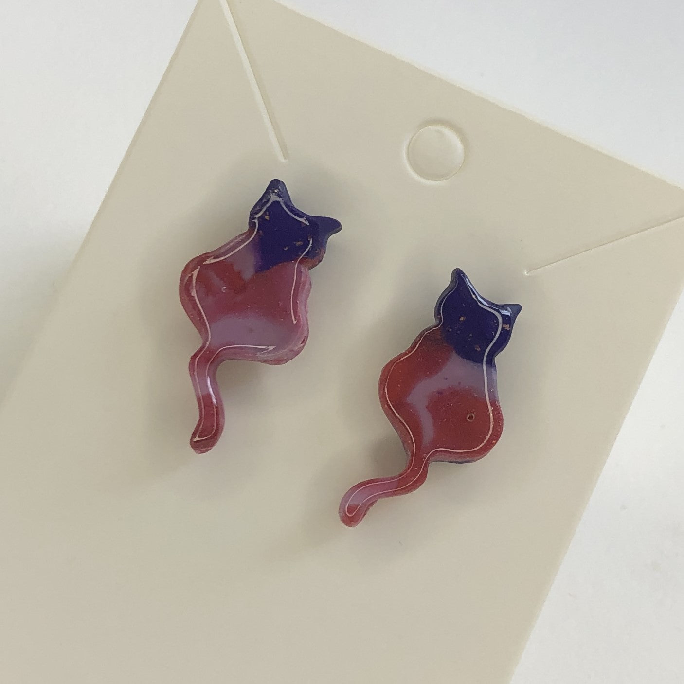 Boucles d'oreilles Chat