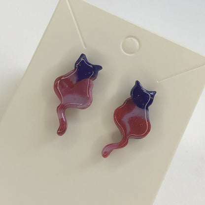 Boucles d'oreilles Chat