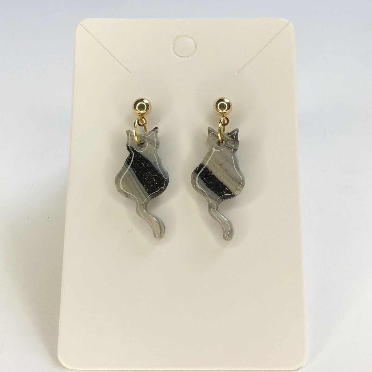 Boucles d'oreilles Chat
