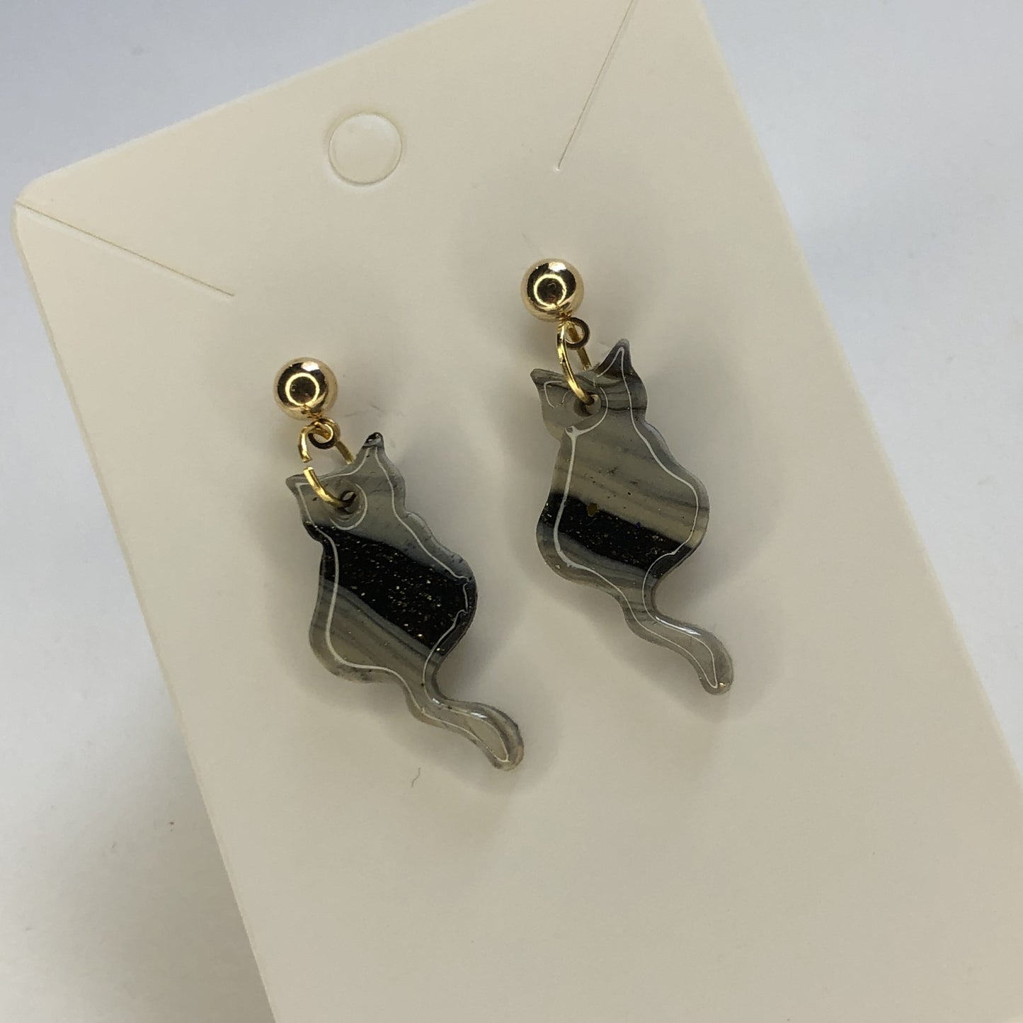 Boucles d'oreilles Chat