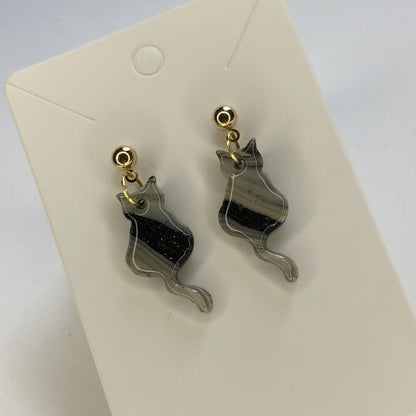 Boucles d'oreilles Chat