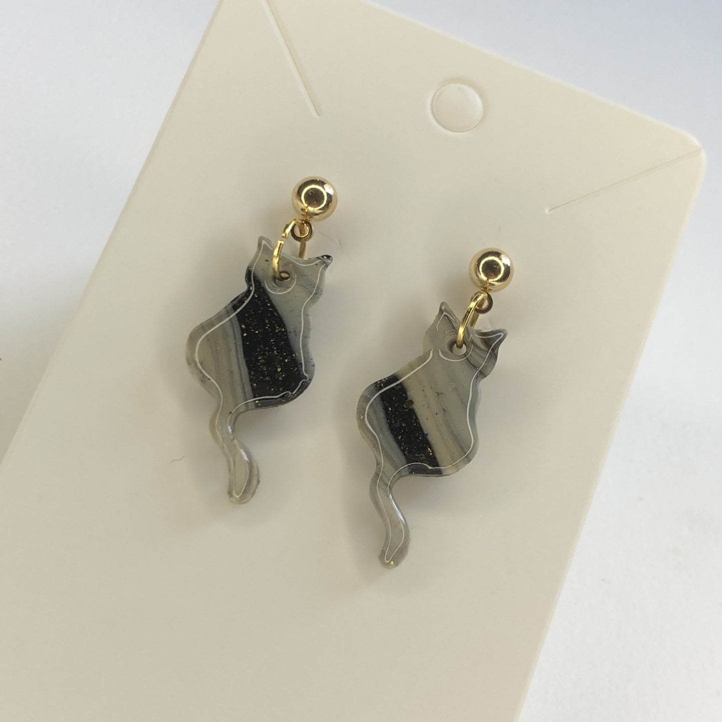 Boucles d'oreilles Chat