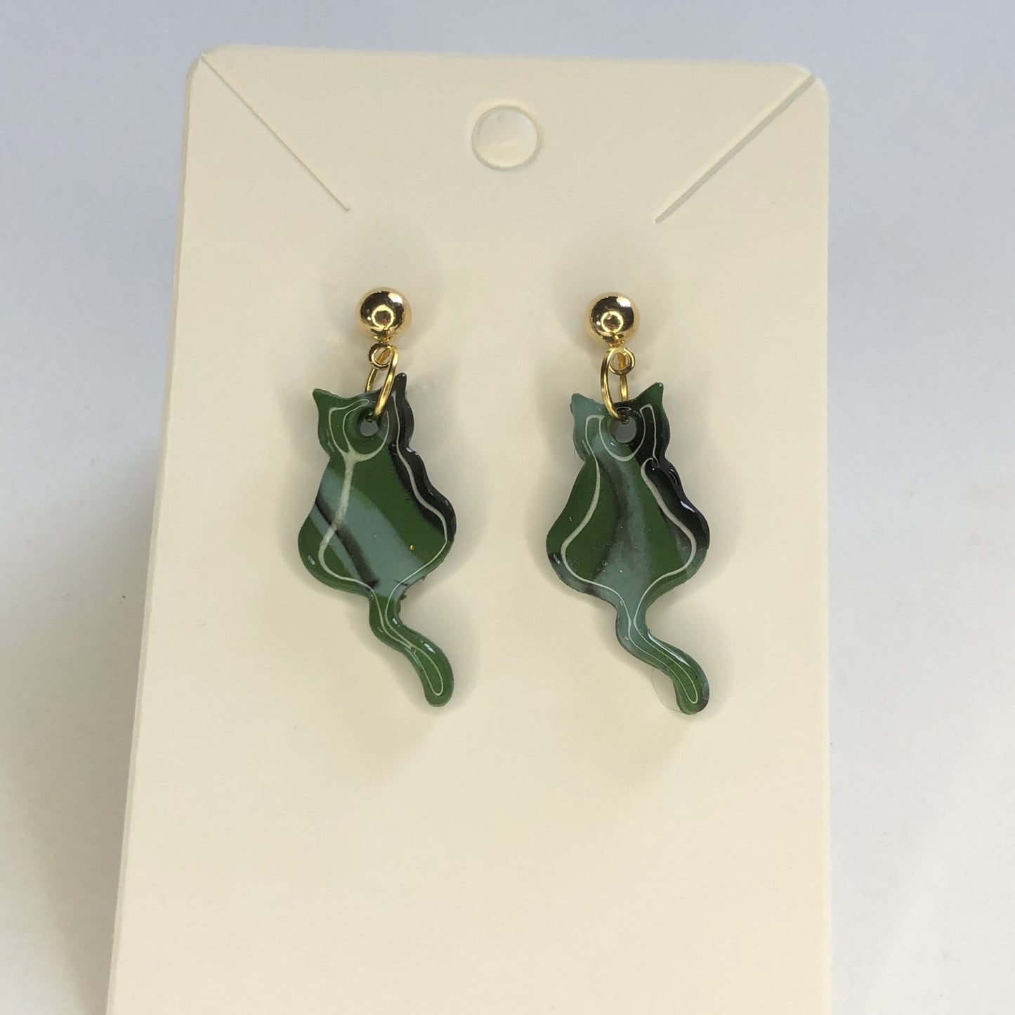 Boucles d'oreilles Chat