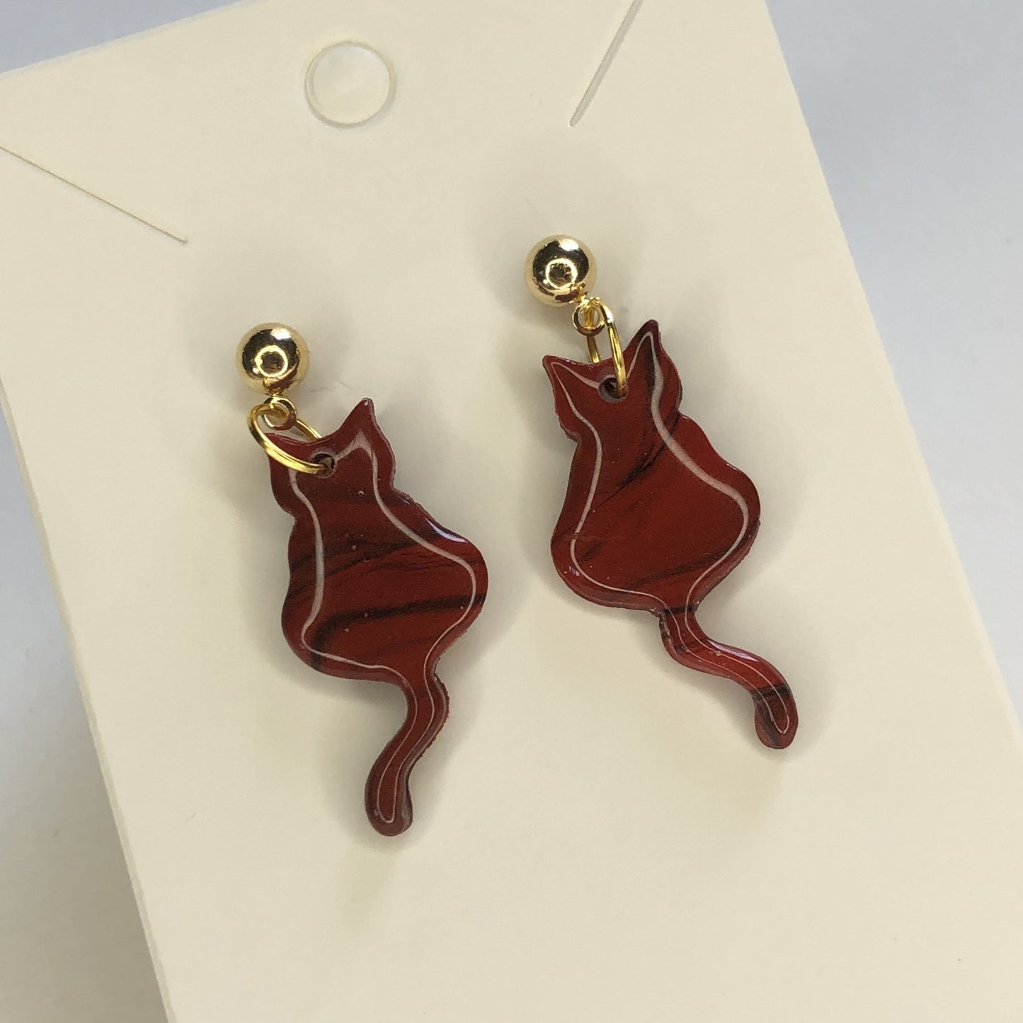 Boucles d'oreilles Chat