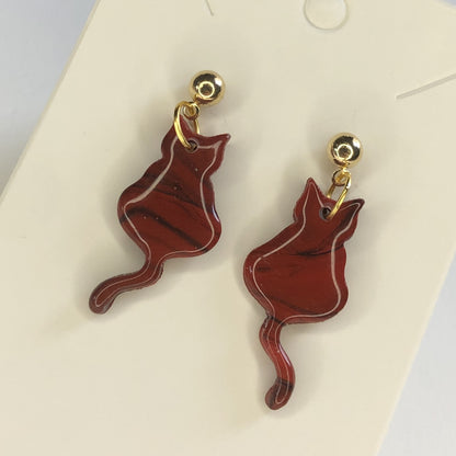 Boucles d'oreilles Chat