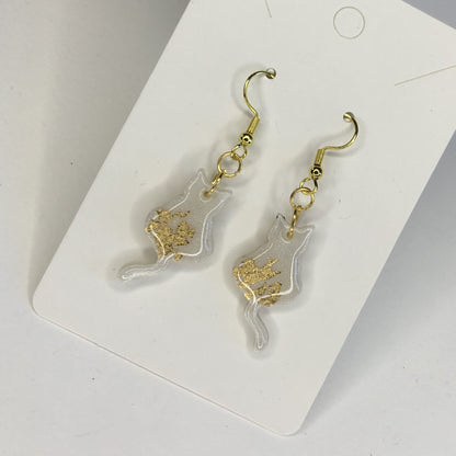 Boucles d'oreilles Chat
