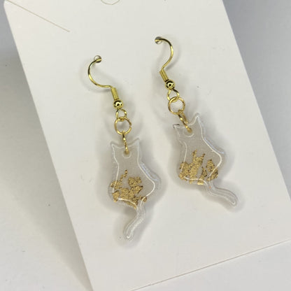 Boucles d'oreilles Chat