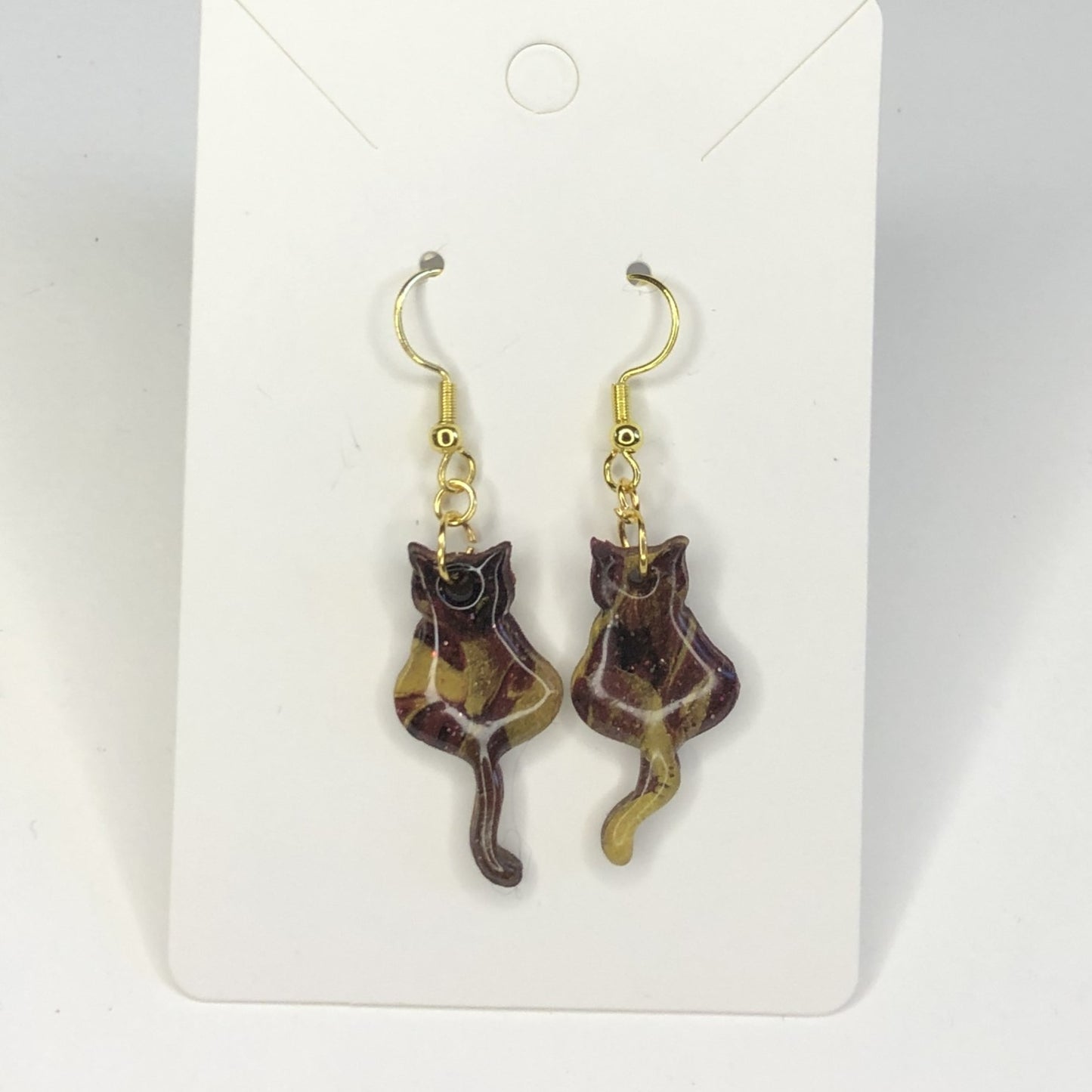 Boucles d'oreilles Chat