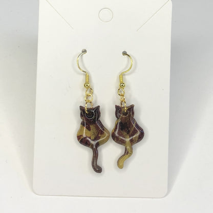 Boucles d'oreilles Chat