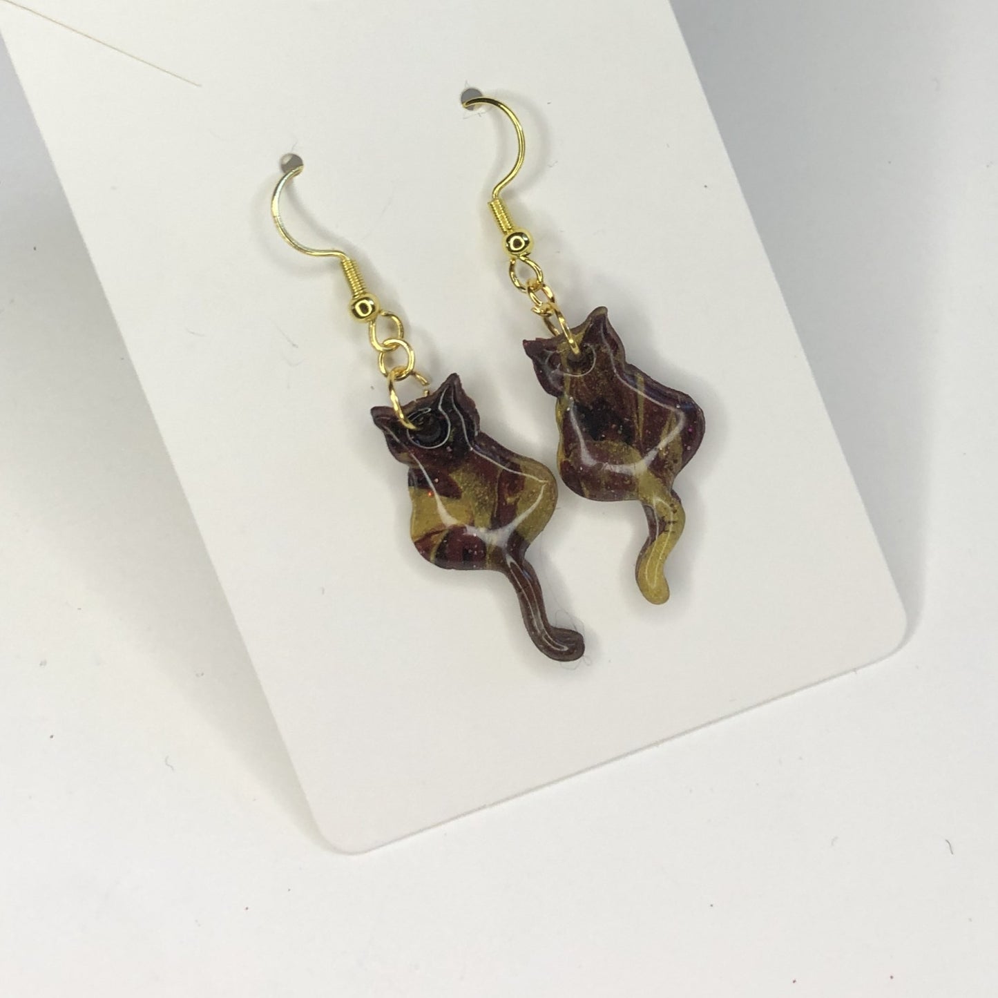 Boucles d'oreilles Chat