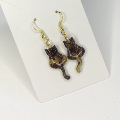 Boucles d'oreilles Chat