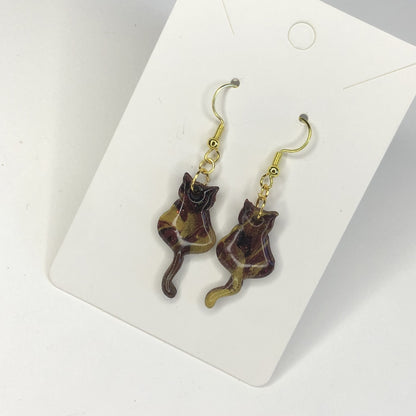 Boucles d'oreilles Chat
