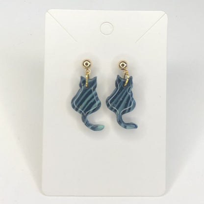 Boucles d'oreilles Chat