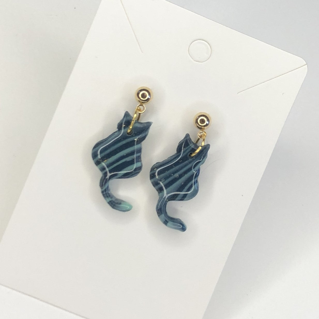 Boucles d'oreilles Chat
