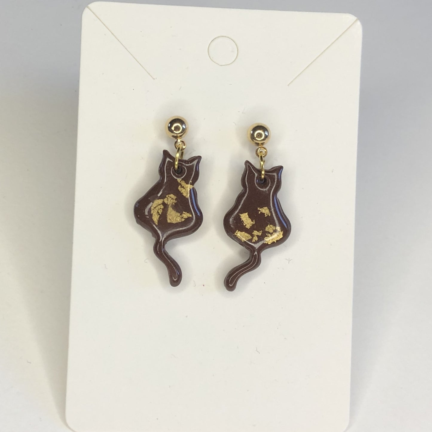 Boucles d'oreilles Chat