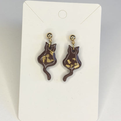 Boucles d'oreilles Chat
