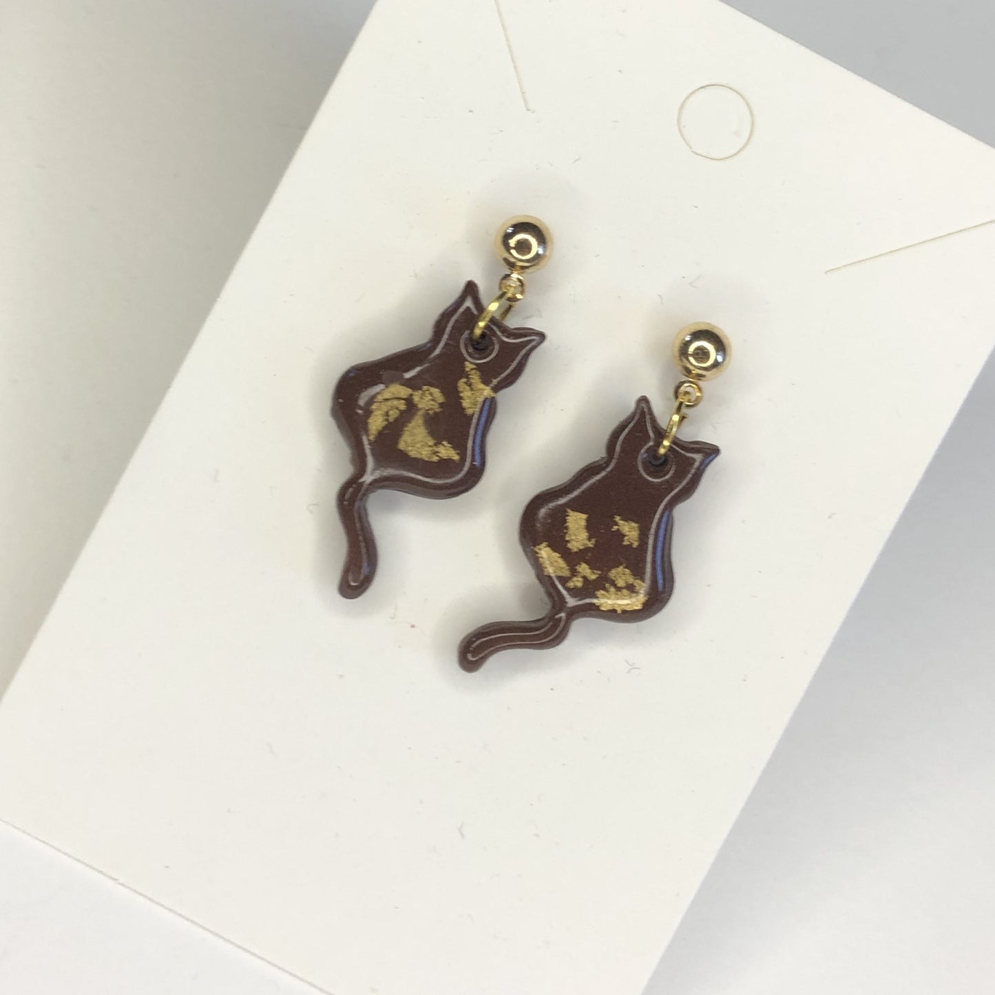 Boucles d'oreilles Chat