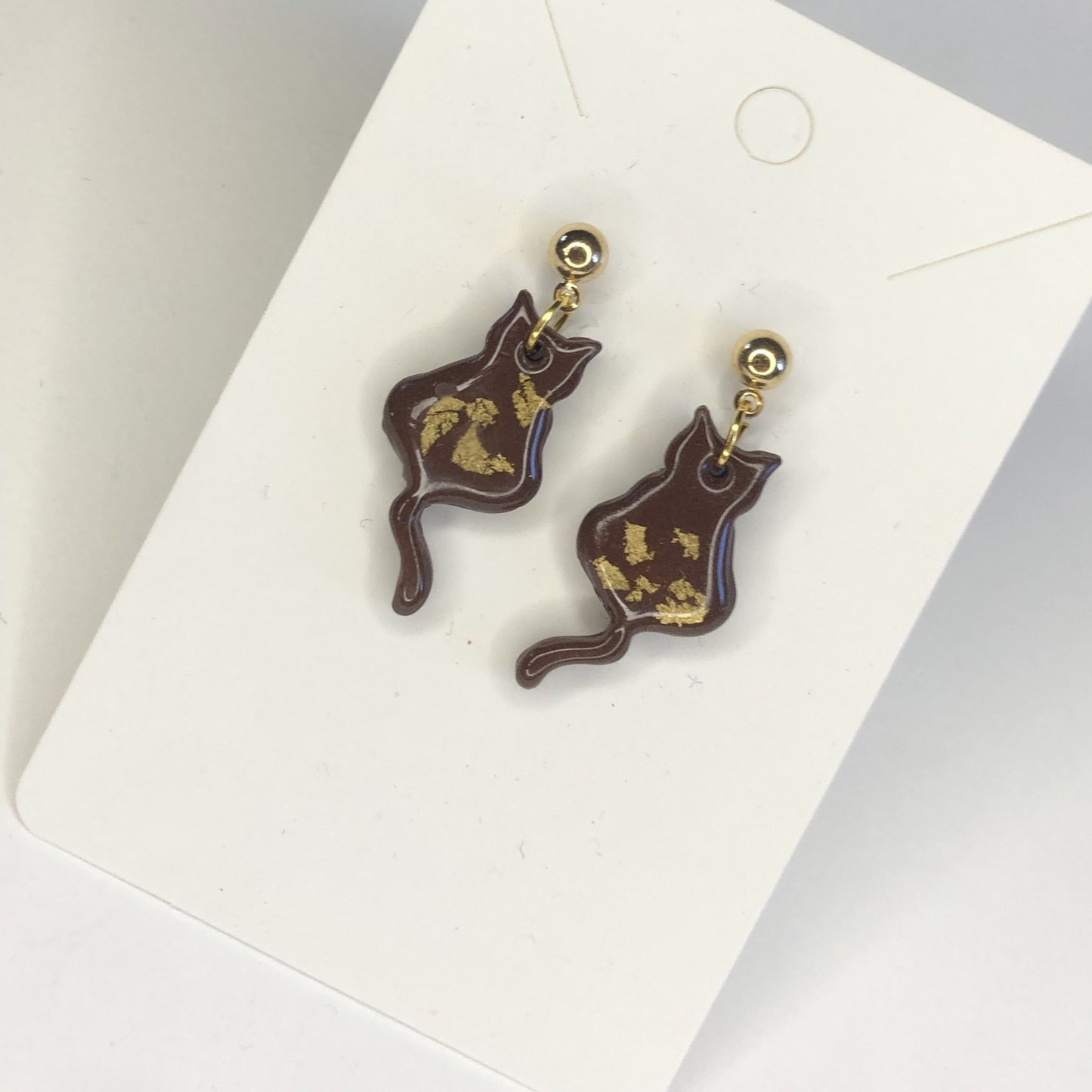 Boucles d'oreilles Chat