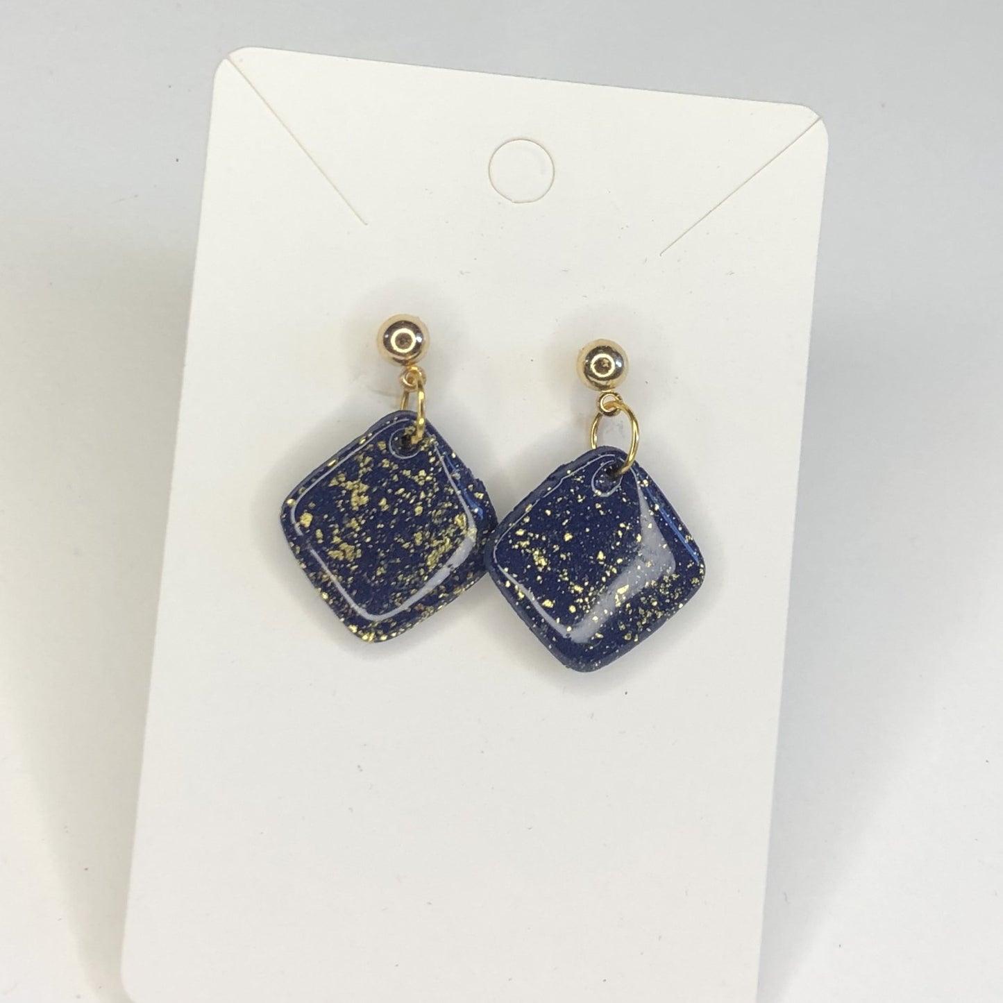 Boucles d'oreilles Carrées