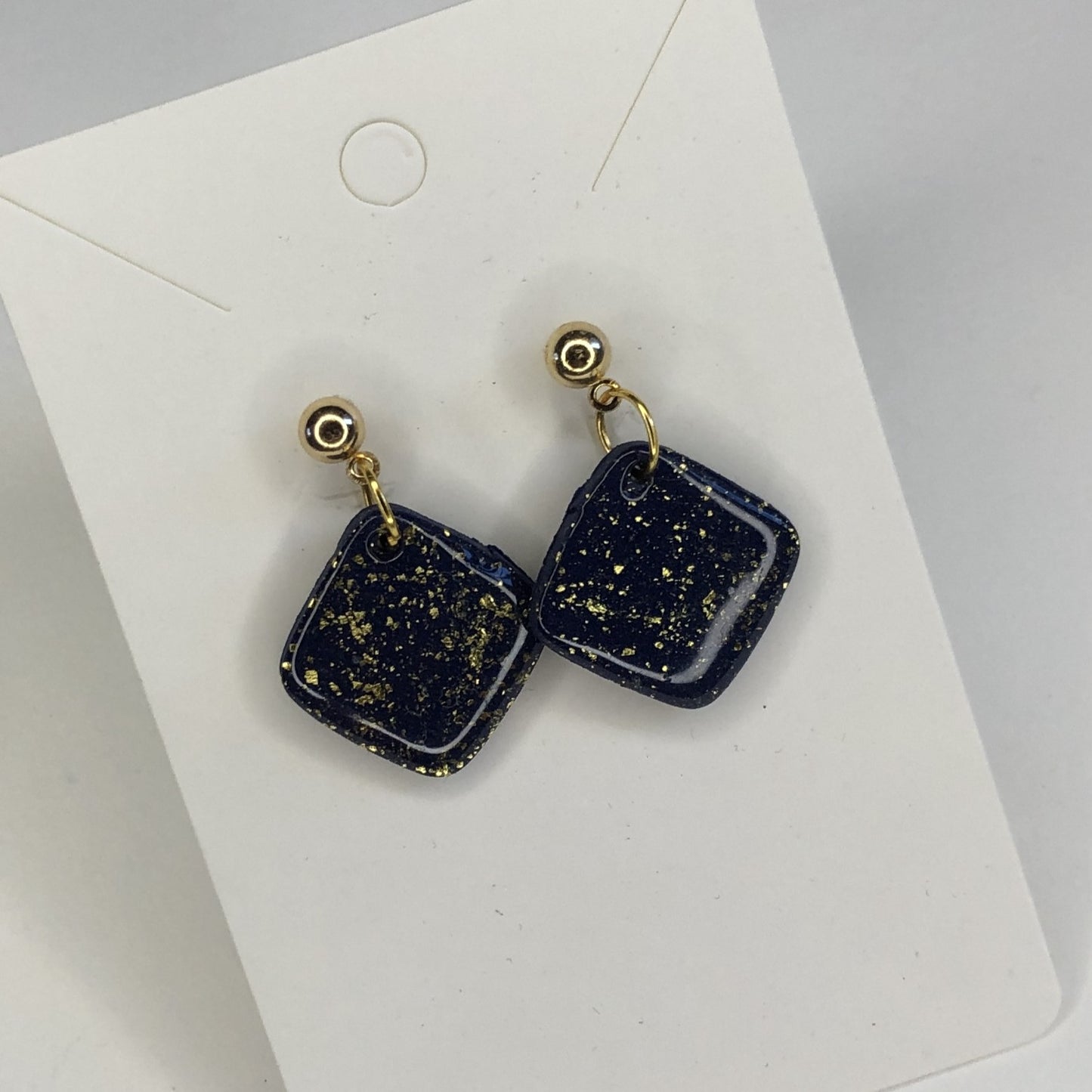 Boucles d'oreilles Carrées