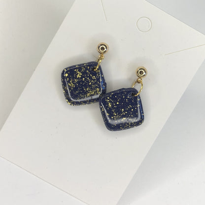Boucles d'oreilles Carrées