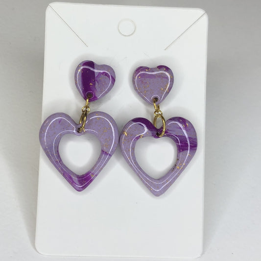 Boucles d'oreilles Cœurs