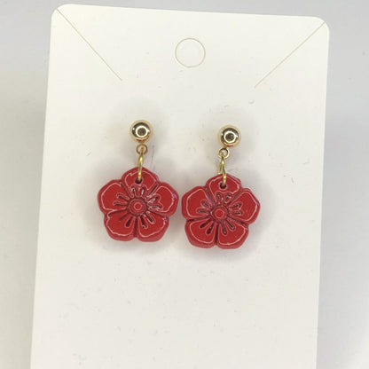 Boucles d'oreilles Fleurs