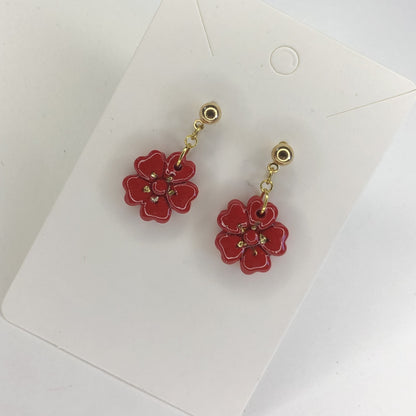 Boucles d'oreilles Fleurs
