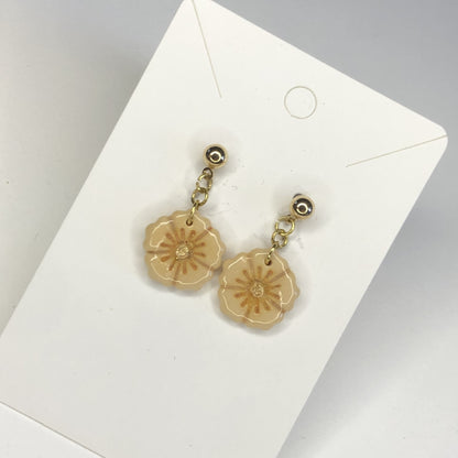 Boucles d'oreilles Fleurs