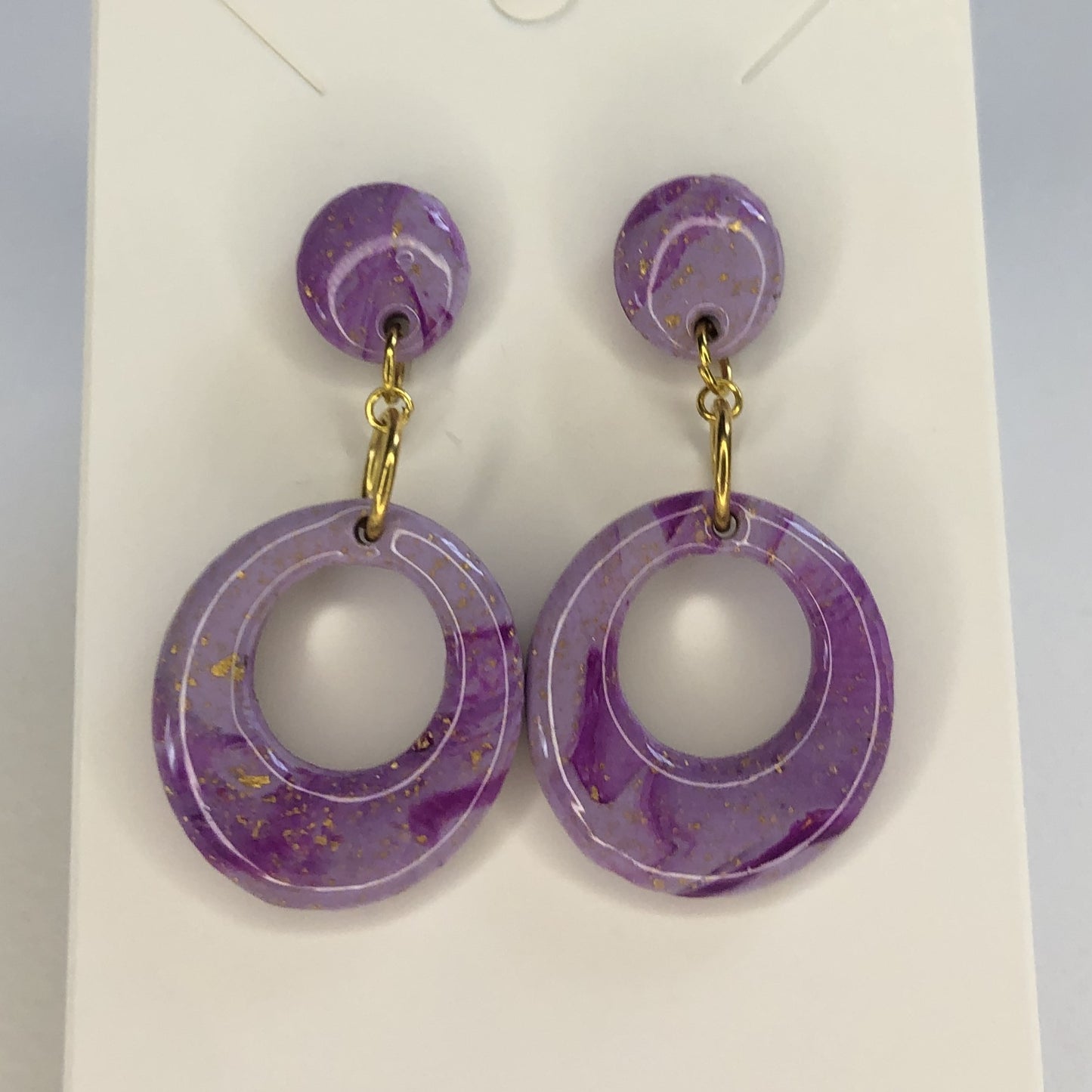 Boucles d'oreilles Rondes