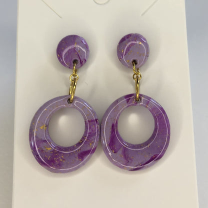 Boucles d'oreilles Rondes